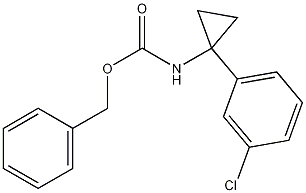 N-Cbz-1-(3-chlorophenyl)cyclopropylamine CAS#: 1255574-39-0