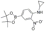 N-Cyclopropyl-2-nitro-4-(4,4,5,5-tetramethyl-1,3,2-dioxaborolan-2-yl)aniline CAS#: 1218791-36-6