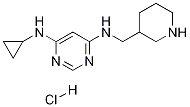 N-Cyclopropyl-N'-piperidin-3-ylMethyl-pyriMidine-4,6-diaMine hydrochloride CAS#: 1353980-49-0