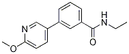 N-Ethyl-3-(6-Methoxypyridin-3-yl)benzaMide CAS#: 1375069-32-1