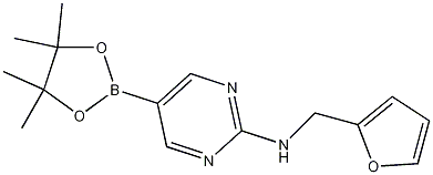 N-(Furan-2-ylmethyl)-5-(4,4,5,5-tetramethyl-1,3,2-dioxaborolan-2-yl)pyrimidin-2-amine CAS#: 1218790-00-1