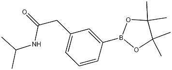 N-Isopropyl-2-[3-(4,4,5,5-tetramethyl-1,3,2-dioxaborolan-2-yl)phenyl]acetamide CAS#: 1256359-88-2