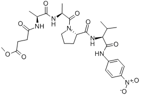 N-METHOXYSUCCINYL-ALA-ALA-PRO-VAL P-NITROANILIDE CAS#: 70967-90-7