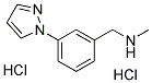 N-METHYL-1-[3-(1H-PYRAZOL-1-YL)PHENYL]METHANAMINE DIHYDROCHLORIDE CAS#: 1185294-98-7