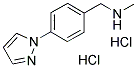 N-METHYL-1-[4-(1H-PYRAZOL-1-YL)PHENYL]METHANAMINE DIHYDROCHLORIDE CAS#: 1185298-38-7