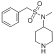 N-METHYL-N-4-PIPERIDINYL-BENZENEMETHANESULFONAMIDE CAS#: 70724-78-6