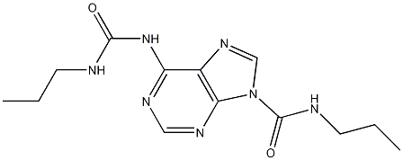 N-Propyl-6-[[(propylamino)carbonyl]amino]-9H-purine-9-carboxamide CAS#: 1092352-81-2