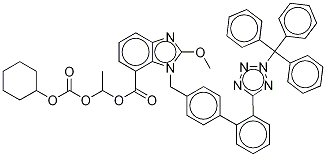 N-Trityl Candesartan Cilexetil Methoxy Analogue CAS#: 1246818-56-3