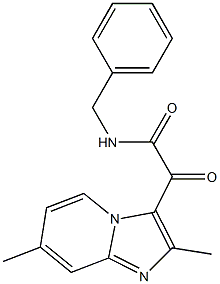 N-benzyl-2-(2,7-diMethyliMidazo[1,2-a]pyridin-3-yl)-2-oxoacetaMide CAS#: 1300030-83-4