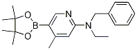 N-benzyl-N-ethyl-4-Methyl-5-(4,4,5,5-tetraMethyl-1,3,2-dioxaborolan-2-yl)pyridin-2-aMine CAS#: 1351206-48-8