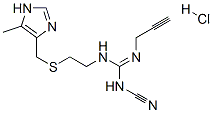 N-cyano-N'-[2-[[(5-methyl-1H-imidazol-4-yl)methyl]thio]ethyl]-N''-2-propynylguanidine hydrochloride CAS#: 71807-56-2