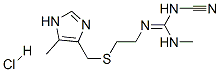 N-cyano-N'-methyl-N''-[2-[[(5-methyl-1H-imidazol-4-yl)methyl]thio]ethyl]guanidine hydrochloride CAS#: 71989-90-7