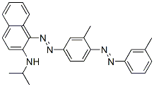 N-(isopropyl)-1-[[3-methyl-4-[(3-methylphenyl)azo]phenyl]azo]naphthalen-2-amine CAS#: 71619-12-0