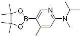 N-isopropyl-N,4-diMethyl-5-(4,4,5,5-tetraMethyl-1,3,2-dioxaborolan-2-yl)pyridin-2-aMine CAS#: 1351381-00-4