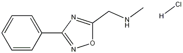 N-methyl-1-(3-phenyl-1,2,4-oxadiazol-5-yl)methanamine hydrochloride CAS#: 1185300-67-7