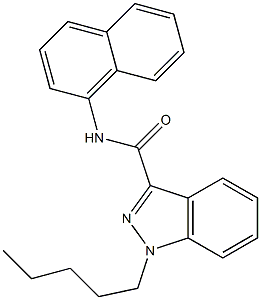 N-(naphthalen-1-yl)-1-pentyl-1H-indazole-3-carboxaMide CAS#: 1391484-80-2