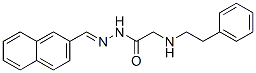 N-(naphthalen-2-ylmethylideneamino)-2-(phenethylamino)acetamide CAS#: 72606-62-3