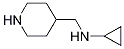 N-(piperidin-4-ylmethyl)cyclopropanamine CAS#: 1225472-72-9
