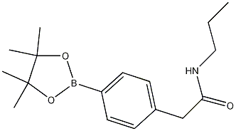 N-propyl-2-[4-(4,4,5,5-tetramethyl-1,3,2-dioxaborolan-2-yl)phenyl]acetamide CAS#: 1256359-84-8