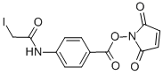 N-succinimidyl-4-((iodoacetyl)amino)benzoate CAS#: 72252-96-1