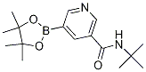 N-tert-butyl-5-(4,4,5,5-tetraMethyl-1,3,2-dioxaborolan-2-yl)nicotinaMide CAS#: 1218790-03-4