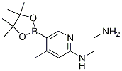 N1-(4-Methyl-5-(4,4,5,5-tetraMethyl-1,3,2-dioxaborolan-2-yl)pyridin-2-yl)ethane-1,2-diaMine CAS#: 1354911-17-3