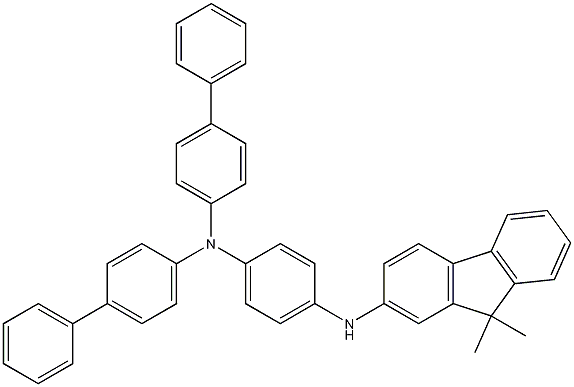 N1,N1-Bis([1,1'-biphenyl]-4-yl)-N4-(9,9-dimethyl-9H-fluoren-2-yl)-1,4-benzenediamine CAS#: 1207176-70-2