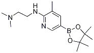 N1,N1-diMethyl-N2-(3-Methyl-5-(4,4,5,5-tetraMethyl-1,3,2-dioxaborolan-2-yl)pyridin-2-yl)ethane-1,2-diaMine CAS#: 1351205-87-2
