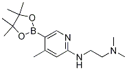 N1,N1-diMethyl-N2-(4-Methyl-5-(4,4,5,5-tetraMethyl-1,3,2-dioxaborolan-2-yl)pyridin-2-yl)ethane-1,2-diaMine CAS#: 1351995-04-4