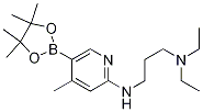 N1,N1-diethyl-N3-(4-Methyl-5-(4,4,5,5-tetraMethyl-1,3,2-dioxaborolan-2-yl)pyridin-2-yl)propane-1,3-diaMine CAS#: 1353718-71-4
