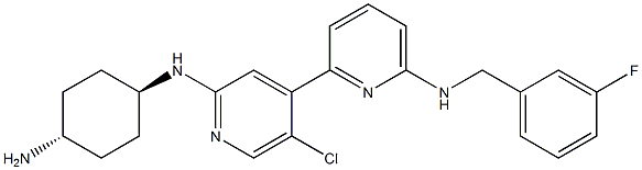 N2'-((1r,4r)-4-aMinocyclohexyl)-5'-chloro-N6-(3-fluorobenzyl)-[2,4'-bipyridine]-2',6-diaMine-rel- CAS#: 1263369-28-3