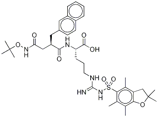 N2-[(2R)-4-[(1,1-DiMethylethoxy)aMino]-2-(2-naphthalenylMethyl)-1,4-dioxobutyl]-N5-[[[2,3-dihydro-2,2,4,6,7-pentaMethyl-5-benzofuranyl]sulfonyl]aMino]iMinoethyl-L-ornithine CAS#: 1093740-20-5