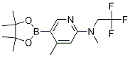 N,4-diMethyl-5-(4,4,5,5-tetraMethyl-1,3,2-dioxaborolan-2-yl)-N-(2,2,2-trifluoroethyl)pyridin-2-aMine CAS#: 1353746-93-6