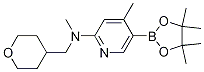 N,4-diMethyl-N-((tetrahydro-2H-pyran-4-yl)Methyl)-5-(4,4,5,5-tetraMethyl-1,3,2-dioxaborolan-2-yl)pyridin-2-aMine CAS#: 1353723-54-2