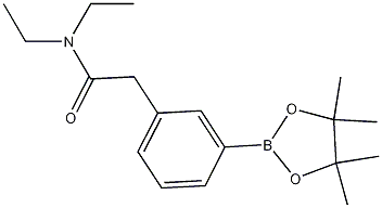 N,N-Diethyl-2-[3-(4,4,5,5-tetramethyl-1,3,2-dioxaborolan-2-yl)phenyl]acetamide CAS#: 1256359-90-6