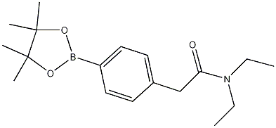 N,N-Diethyl-2-(4-(4,4,5,5-tetramethyl-1,3,2-dioxaborolan-2-yl)phenyl)acetamide CAS#: 1256359-81-5