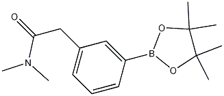 N,N-Dimethyl-2-[3-(4,4,5,5-tetramethyl-1,3,2-dioxaborolan-2-yl)phenyl]acetamide CAS#: 1256359-89-3