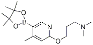 N,N-diMethyl-3-((4-Methyl-5-(4,4,5,5-tetraMethyl-1,3,2-dioxaborolan-2-yl)pyridin-2-yl)oxy)propan-1-aMine CAS#: 1351380-84-1