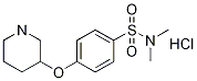 N,N-diMethyl-4-(piperidin-3-yloxy)benzenesulfonaMide hydrochloride, 98+% C13H21ClN2O3S, 分子量 320.84 CAS#: 1185311-83-4