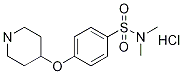 N,N-diMethyl-4-(piperidin-4-yloxy)benzenesulfonaMide hydrochloride, 98+% C13H21ClN2O3S, 分子量 320.84 CAS#: 1185317-97-8