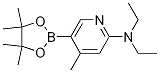 N,N-diethyl-4-Methyl-5-(4,4,5,5-tetraMethyl-1,3,2-dioxaborolan-2-yl)pyridin-2-aMine CAS#: 1351206-51-3