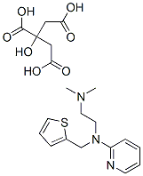 N,N-dimethyl-N'-2-pyridyl-N'-(2-thienylmethyl)ethylenediamine 2-hydroxy-1,2,3-propanetricarboxylate CAS#: 71720-35-9