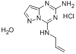 N(sup 4)-2-Propenylpyrazolo(1,5-a)-1,3,5-triazine-2,4-diamine, hydroch loride hydrate (2:2:1) CAS#: 71680-77-8