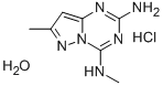 N(sup 4),7-Dimethylpyrazolo(1,5-a)-1,3,5-triazine-2,4-diamine, hydroch loride hydrate (2:2:1) CAS#: 71680-67-6