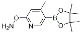 O-(4-Methyl-5-(4,4,5,5-tetraMethyl-1,3,2-dioxaborolan-2-yl)pyridin-2-yl)hydroxylaMine CAS#: 1353718-44-1