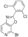 Oxazolo[5,4-c]pyridine, 4-broMo-2-(2,6-dichlorophenyl)- CAS#: 1206981-64-7