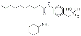 P-[[4-[(1-Oxodecyl)aMino]phenyl]Methyl]phosphonic Acid CyclohexylaMine Salt CAS#: 1333318-20-9