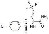 PentanaMide, 2-[[(4-chlorophenyl)sulfonyl]aMino]-5,5,5-trifluoro-, (2R)- CAS#: 1146699-67-3