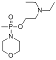 Phosphinic acid, methyl-4-morpholinyl-, 2-(diethylamino)ethyl ester CAS#: 71410-68-9
