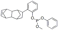 Phosphorous acid [(1,2,3,4,4a,5,8,8a-octahydro-1,4:5,8-dimethanonaphthalen)-2-yl]methyldiphenyl ester CAS#: 71002-28-3
